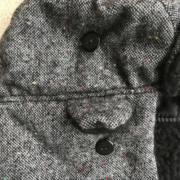 Tweed and Fake Mouton Woodsman’s Hat - Picture 5 of 7